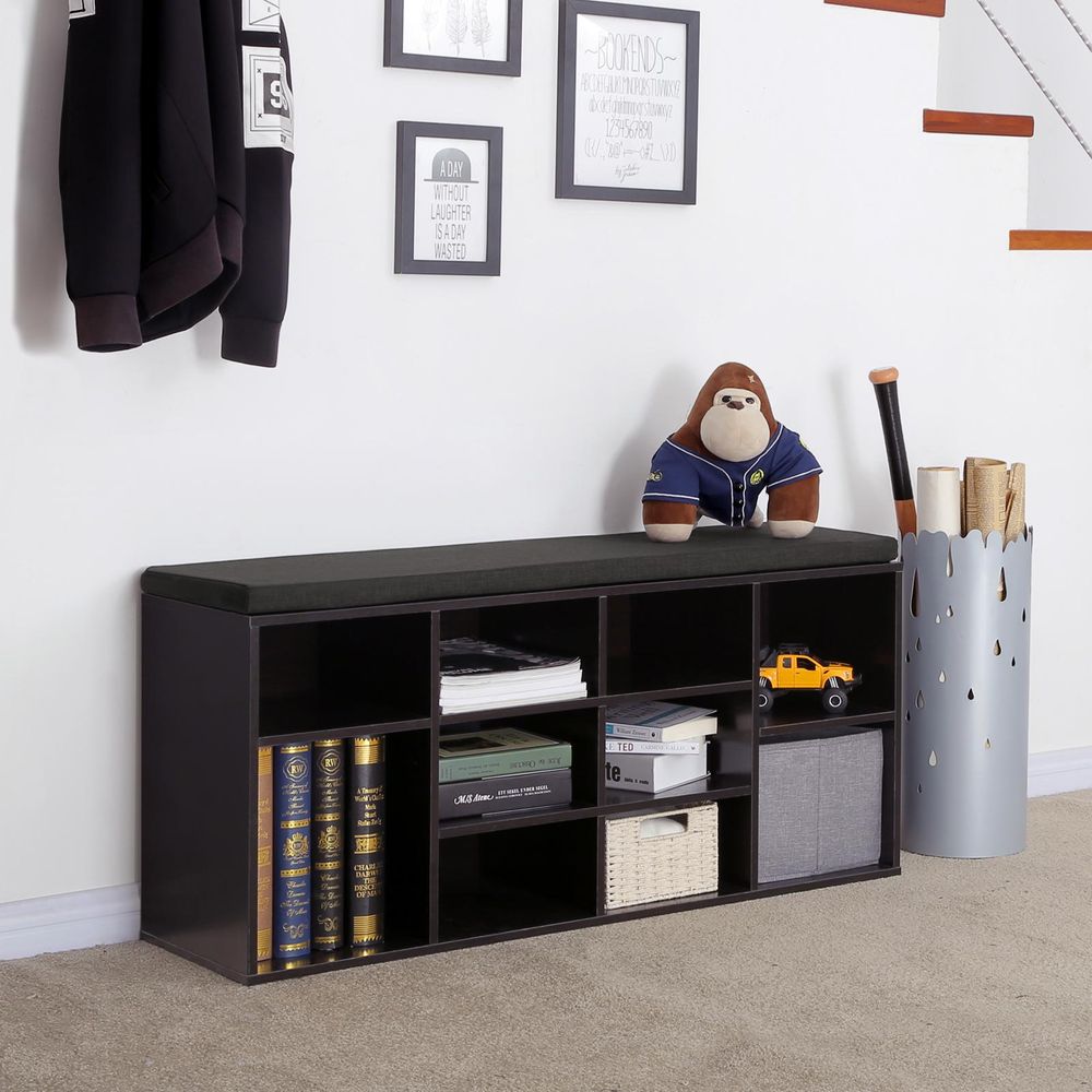 VASAGLE Shoe Bench with Cushion 