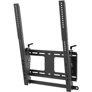 Portrait/Vertical TV Wall Mount, Heavy Duty TV Mount for 40-55 inch VESA Display (110lb/50kg), Tilt, w/Lockable Security Bar 