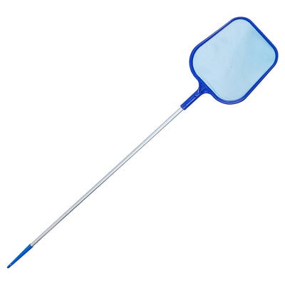 Swinging Pool Skimmer Cleaner Mesh Net Leaf Cleaning Scoop Pool Leaf Rake Debris Skimmer w/ Fine Mesh 4 Telescopic Pole Sections For Swimming Pools Ho 