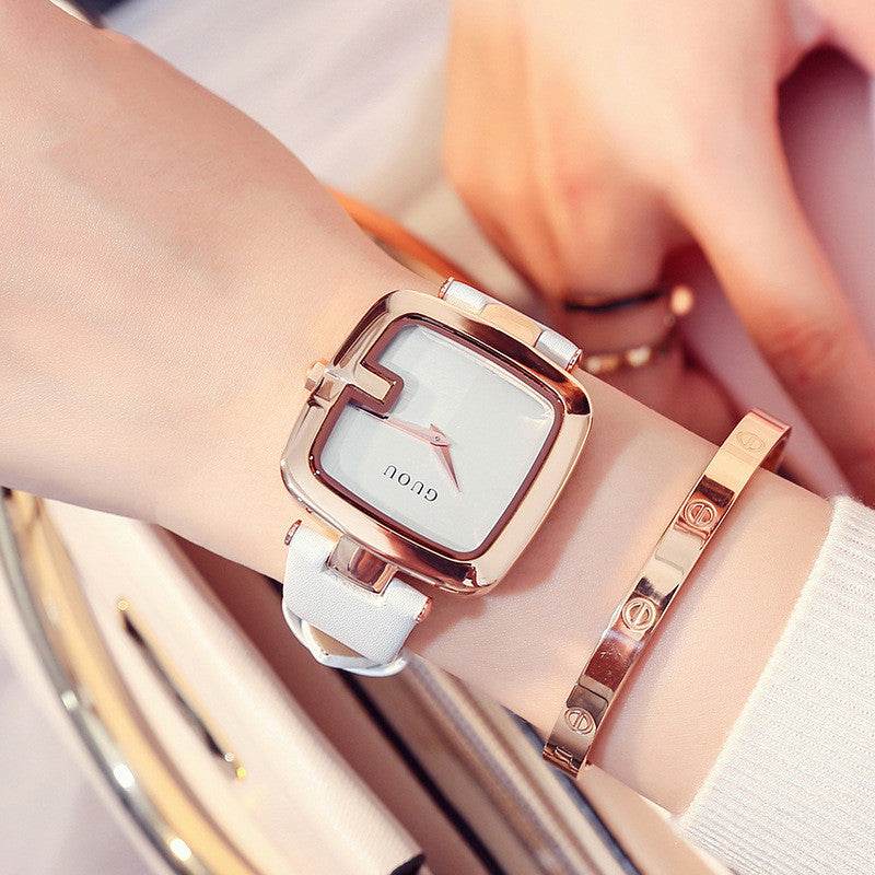 Square bracelet watch 