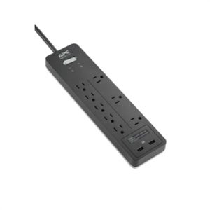 APC by Schneider Electric SurgeArrest Home/Office 8-Outlet Surge Suppressor/Protector 