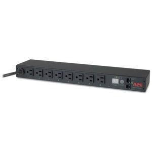 APC by Schneider Electric Rack PDU, Metered, 1U, 15A, 100/120V, (8) 5-15 