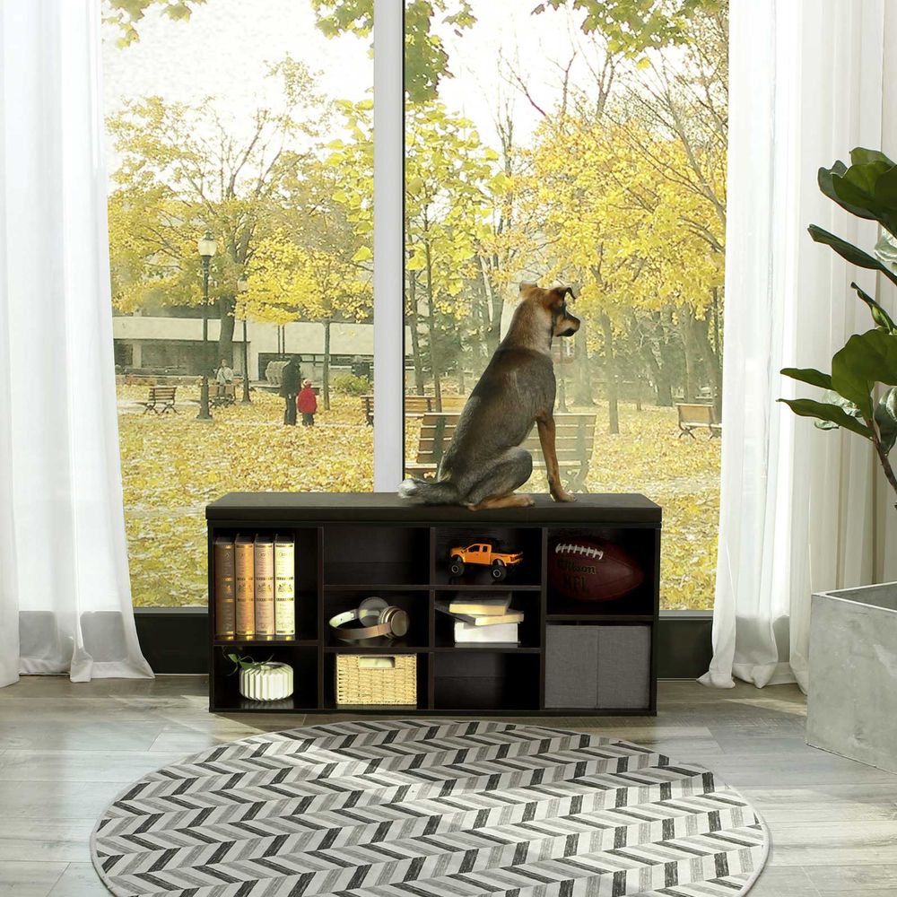 VASAGLE Shoe Bench with Cushion 