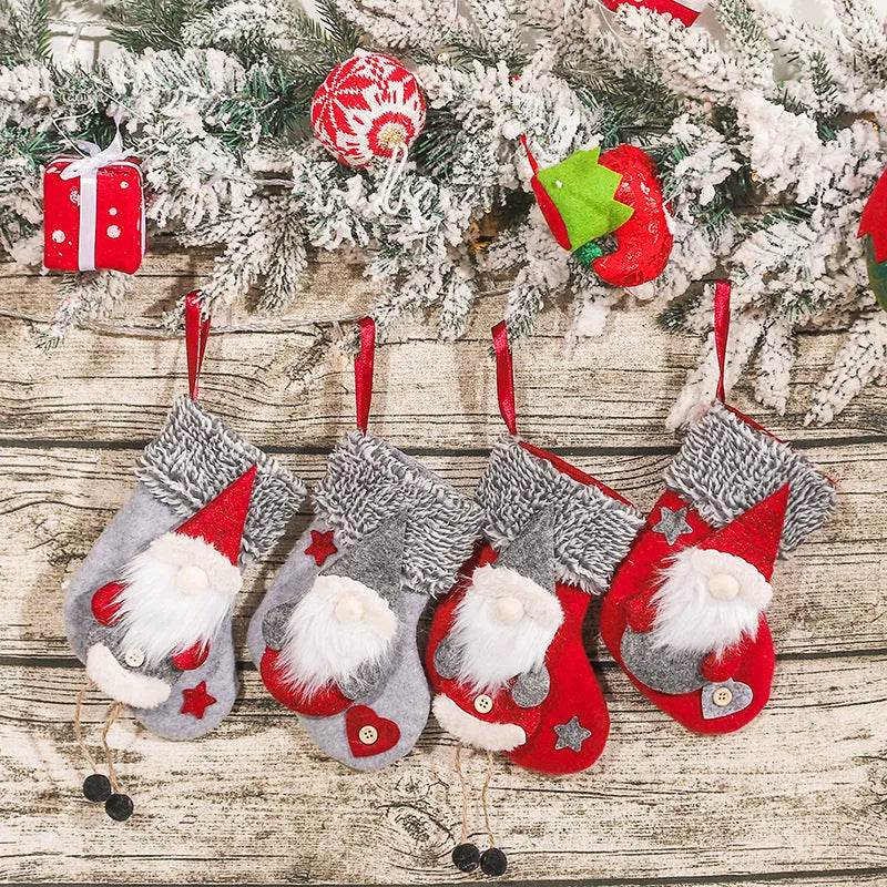 Home Christmas Stockings Decorations Pendant 