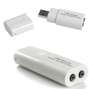 USB 2.0 to Audio Adapter - Sound card - stereo - Hi-Speed USB 