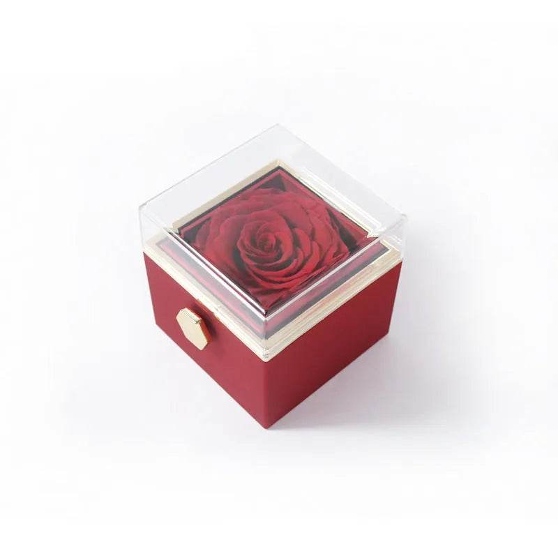 Acrylic Ring Box Valentine's Day Proposal Confession 