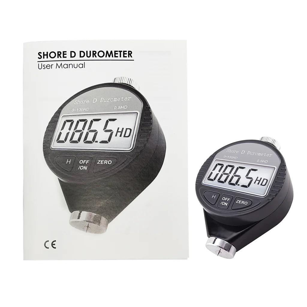 Digital Shore D Hardness Tester Durometer 0–100HD with LCD Display
