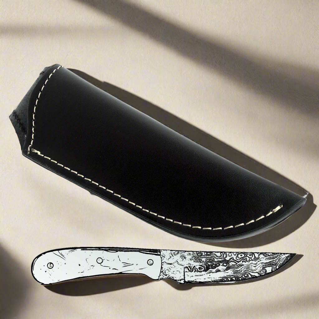 Leather Sheath for Skinner Knife 