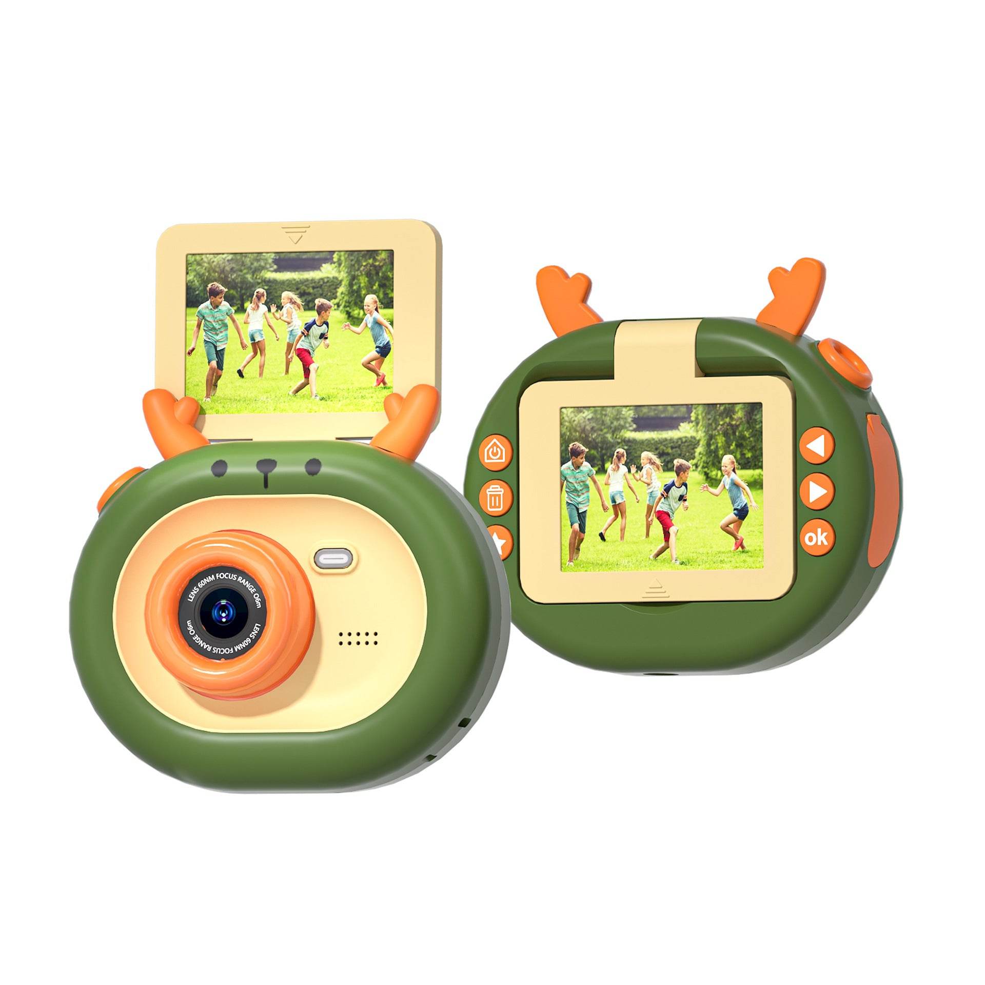 180-degree Flip-screen Children's HD Digital Camera 