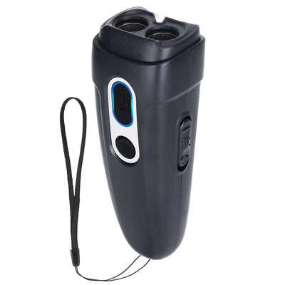 Ultrasonic Anti Barking Device Rechargeable Handheld Dog Barking Deterrent with 4 Modes LED Flashlight Dog Repeller 