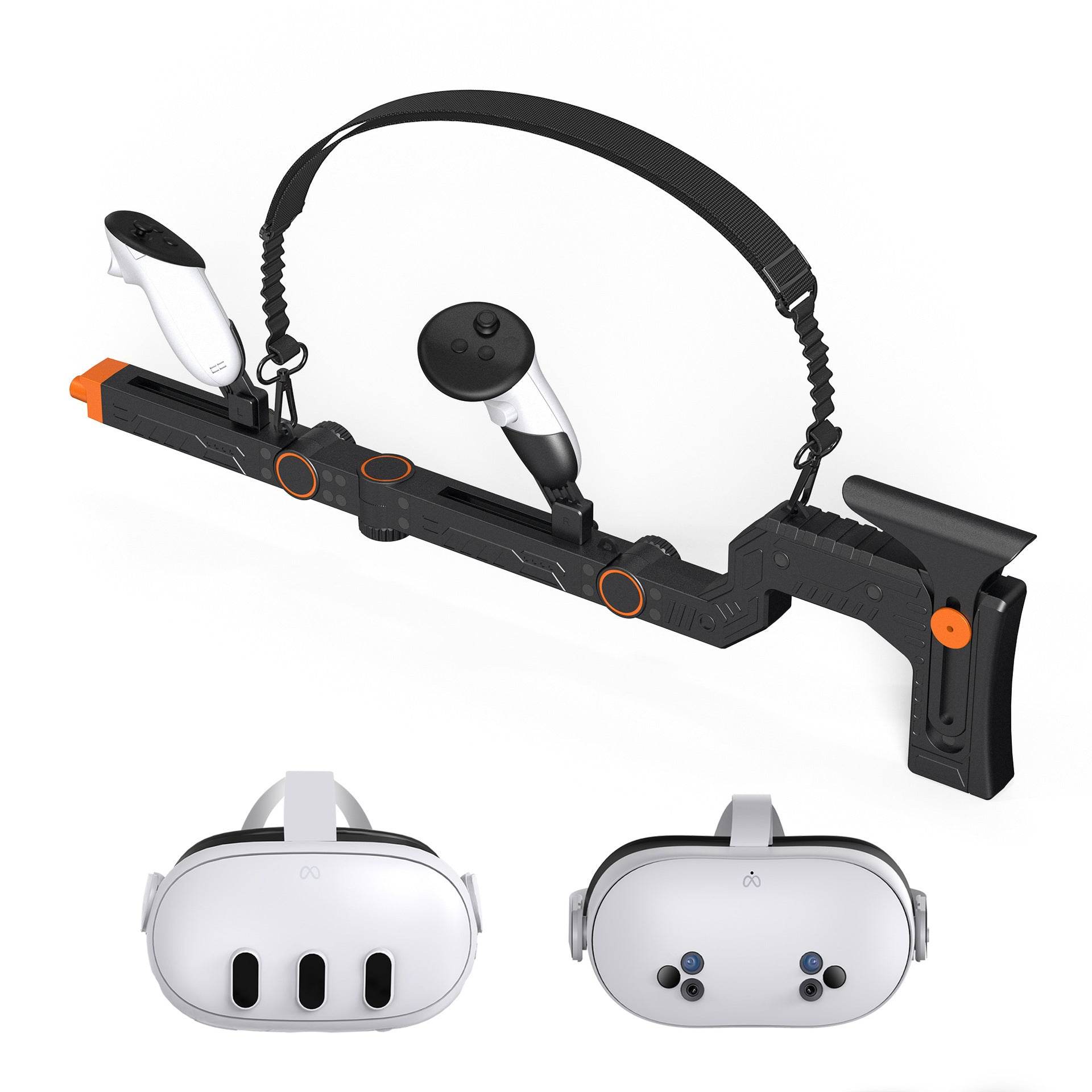 Quest 3 Gun Mount Submachine Gun VR Physical Auxiliary Accessories 