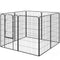 8 Panel Pet Playpen Play Yard Fence Home DIY Heavy-Duty Metal Foldable Indoor Outdoor 47