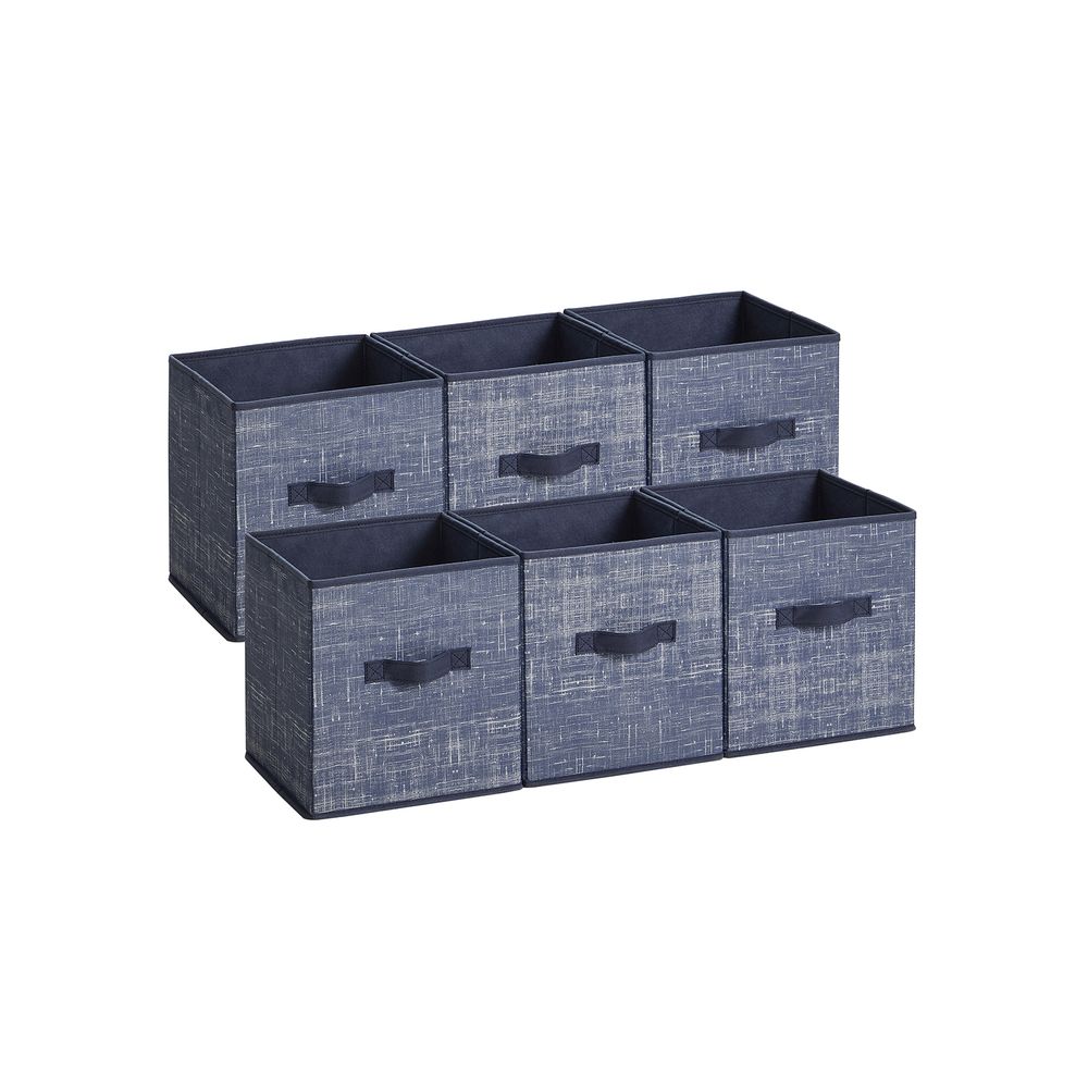 SONGMICS Non-Woven Fabric Storage Cubes with Double Handles 