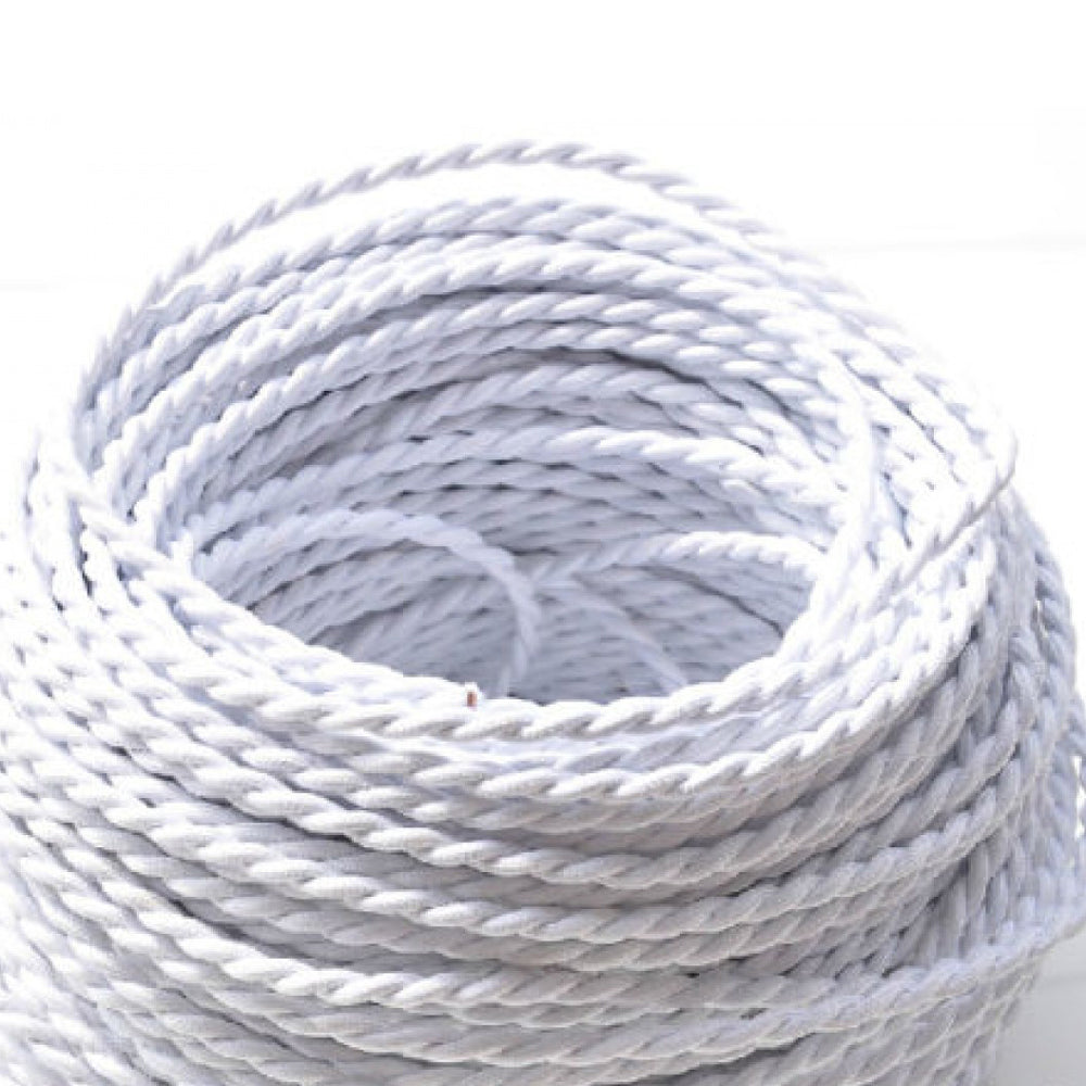 Vintage 3-Core Twisted Electrical Fabric Cable~1617