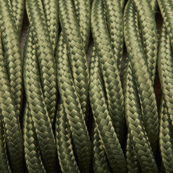 Vintage 3-Core Twisted Electrical Fabric Cable~1617