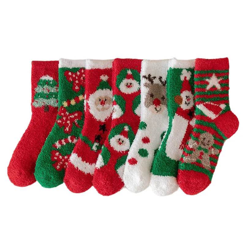 Christmas Stockings Children's Coral Fleece 