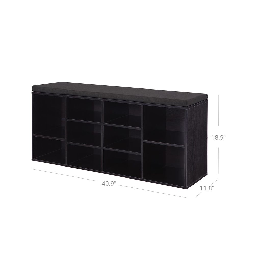 VASAGLE Shoe Bench with Cushion 