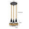 Hemp Rope Hanging Pendant Light ~ 1734