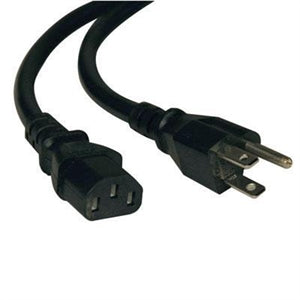 Tripp Lite 6ft Computer Power Cord Cable 5-15P to C13 10A 18AWG 6' 