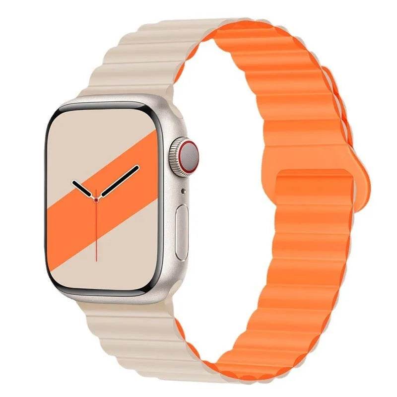 Band Silicone Magnetic Watch Strap 