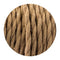 2 Core Twisted Hemp Rope Cloth Covered Electrical Wire~ 1474