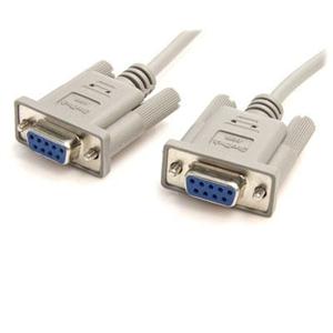 Serial Null modem cable - DB-9 (F) - DB-9 (F) - 3 m