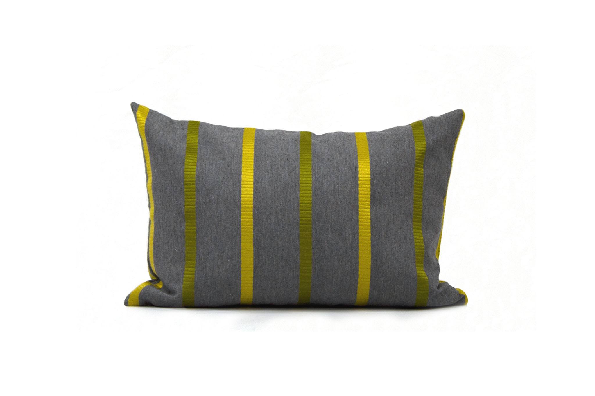 Carbon Stripe Cushion Cover 