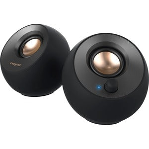 Creative Pebble V2 2.0 Speaker System - 8 W RMS - Black 