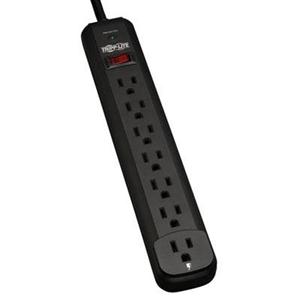 Tripp Lite Protect It! TLP712B 7-Outlet Surge Suppressor, 12' Cord, Black