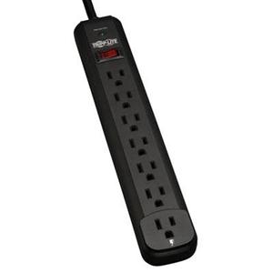 Tripp Lite Protect It! TLP712B 7-Outlet Surge Suppressor, 12' Cord, Black 