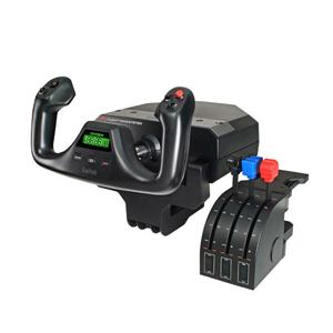 Saitek Flight Yoke System Professional Simulation Yoke and Throttle Quadrant