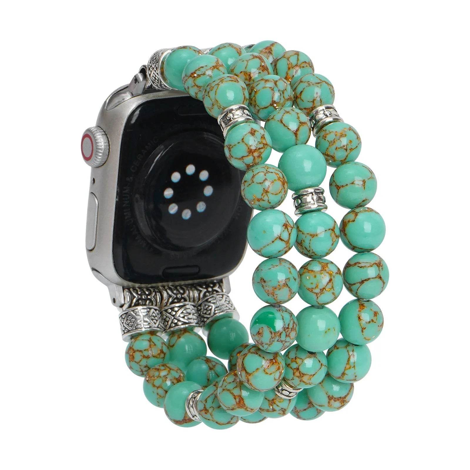 Beaded Bracelet Smart Phone Watch Strap for women 