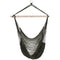 Outsunny Nylon Woven Hammock Chair Air Sky Hanging Swing Portable Outdoor Indoor Relaxation