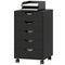 File Cabinet with 5 Drawer Wheels, 15.7