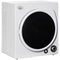 HOMCOM Compact Laundry Dryer, 1350W 13lbs Portable Dryer with 5 Drying Modes,Stainless Steel Tub for Apartment, Home, Dorm, White