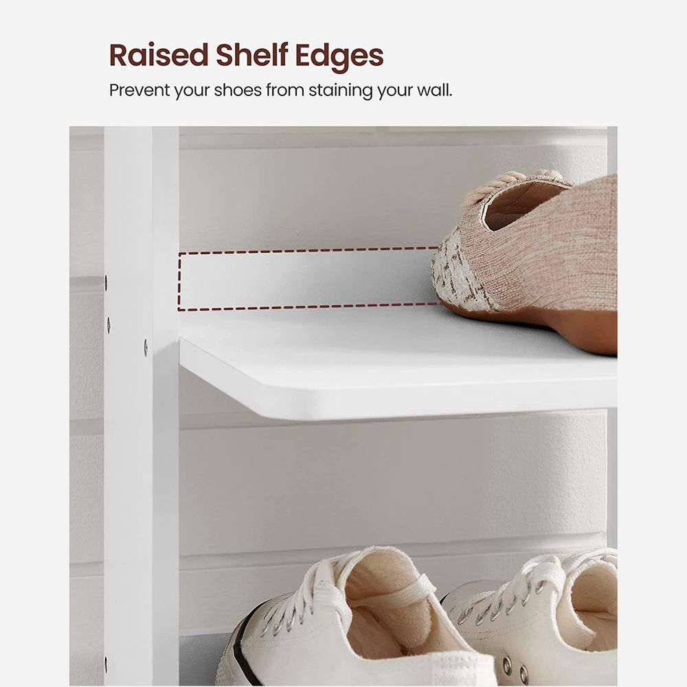 VASAGLE 6 Tier Slim Shoe Storage Rack 