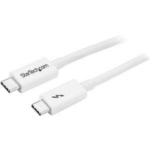 1.6ft (50cm) Thunderbolt 3 Cable, 40Gbps, 100W PD, 4K/5K Video, Thunderbolt-Certified, Compatible w/ TB4/USB 3.2/DisplayPort 