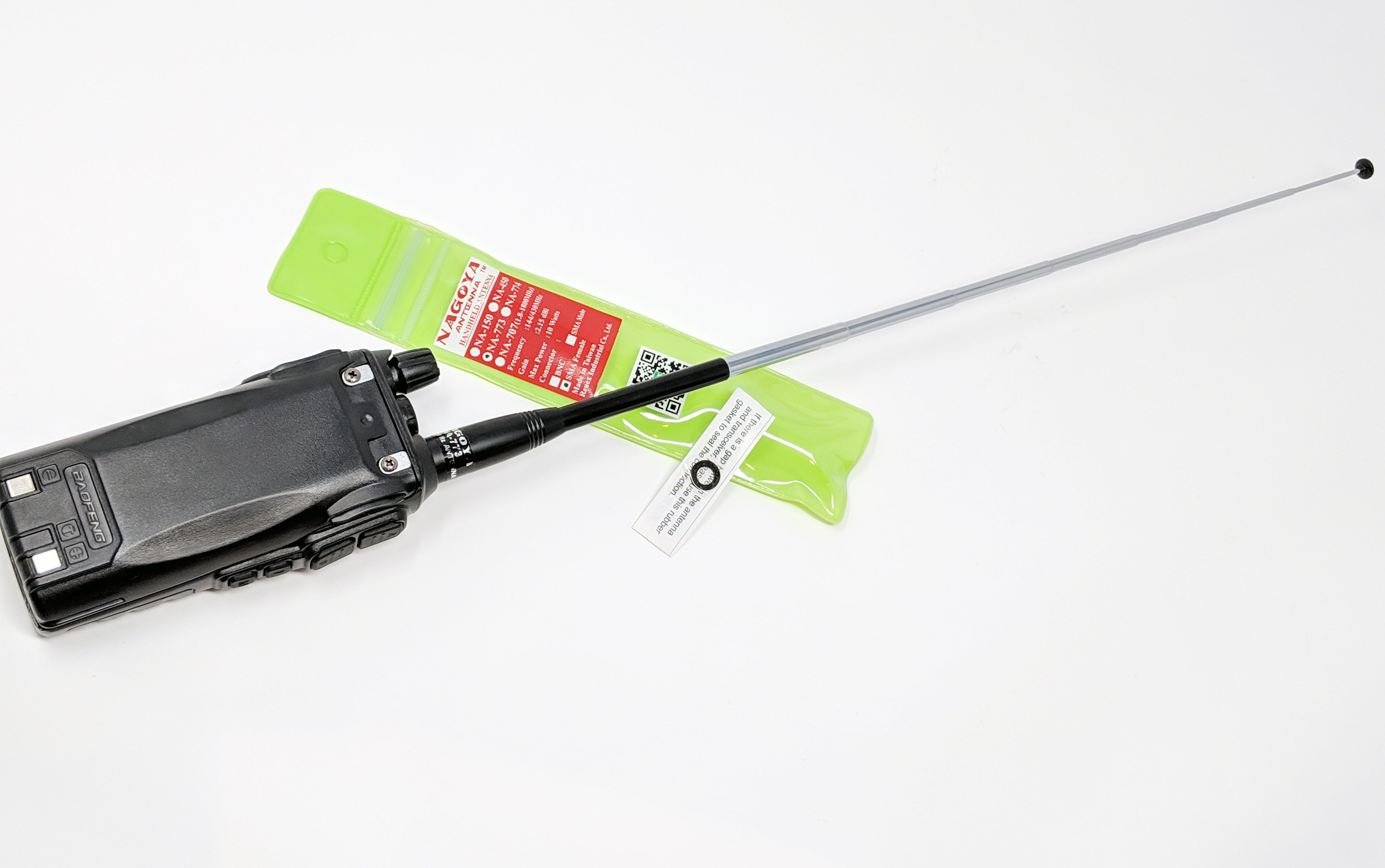 Genuine NAGOYA NA-773 Retractable Telescopic Antenna SMA-Female For Baofeng Radios 