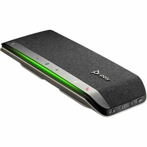 Poly Sync 40+ Wired/Wireless Bluetooth Speakerphone - Microsoft Teams - Silver 