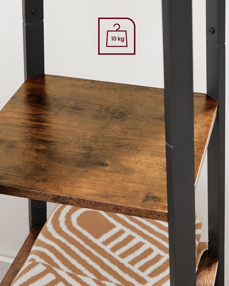 VASAGLE Coat Stand with 3 Shelves 