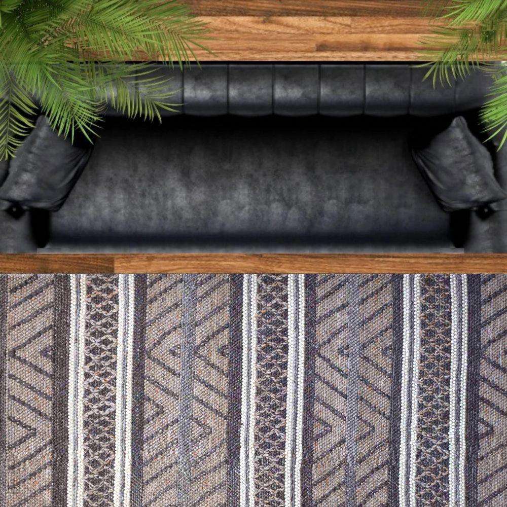 Jade Woven Wool 6X9 Rug 