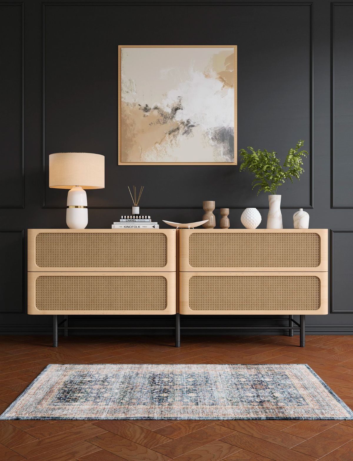 Davina Navy Lagoon Rug 