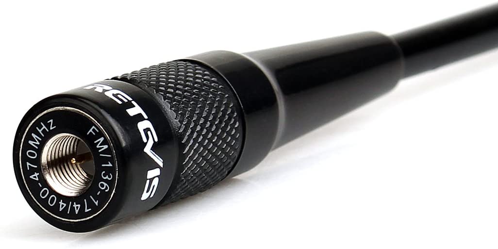 Retevis RHD-771 Two-Way Radio Antenna SMA-M Dual Band Antenna Elite Whip Antenna 144/430 MHz for TYT UV88 