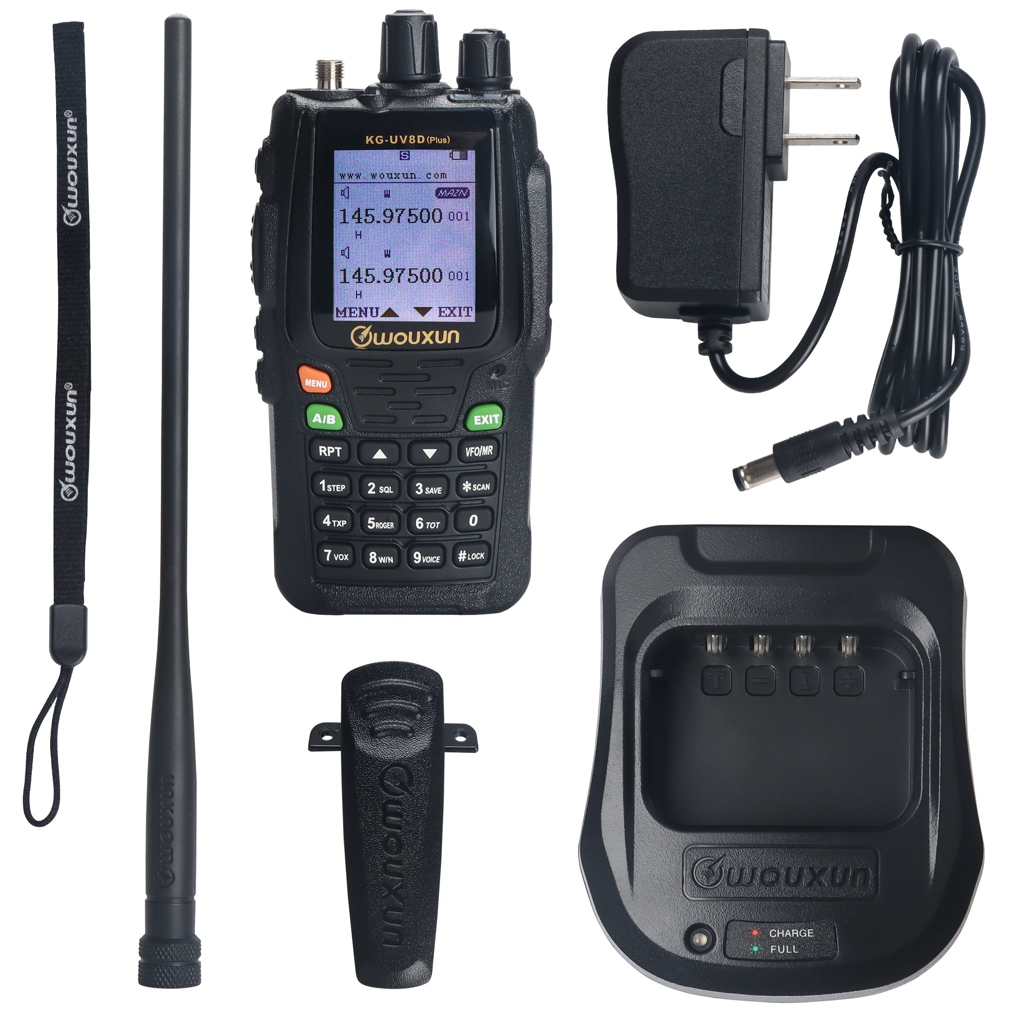 Wouxun KG-UV8D(Plus) Dual Bands, Voice Encryption Amateur Radio 144-148 MHz 430-450 MHz 
