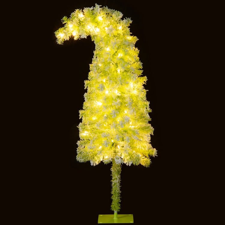 5 FT Whimsical Christmas Tree with Bendable Top and 216 Branch