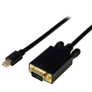 6ft Mini DisplayPort to VGA Cable, Active Mini DP to VGA Adapter Cable, 1080p, mDP 1.2 to VGA Monitor/Display Converter Cable 