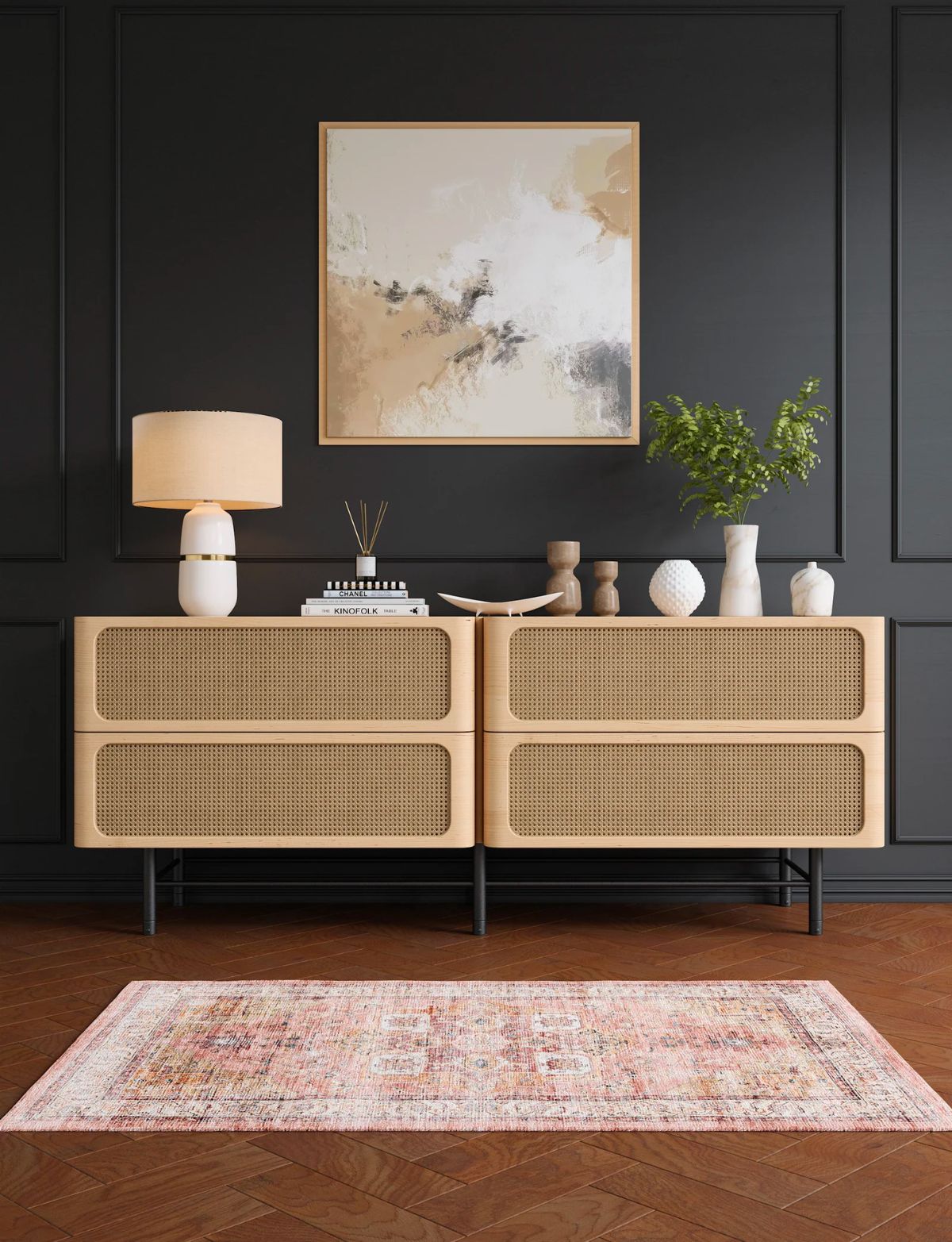 Frema Coral Orange Rug 