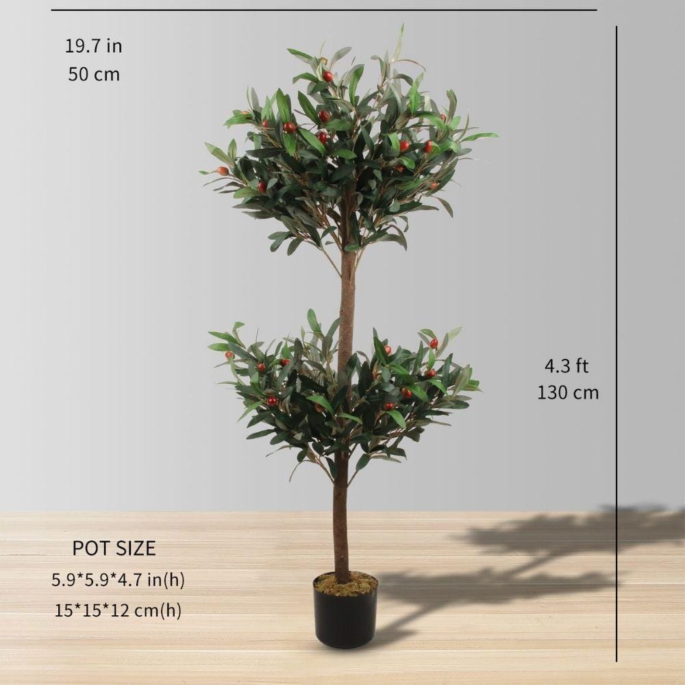 Sandy Potted Boxwood Topiary Plant 4.3' 