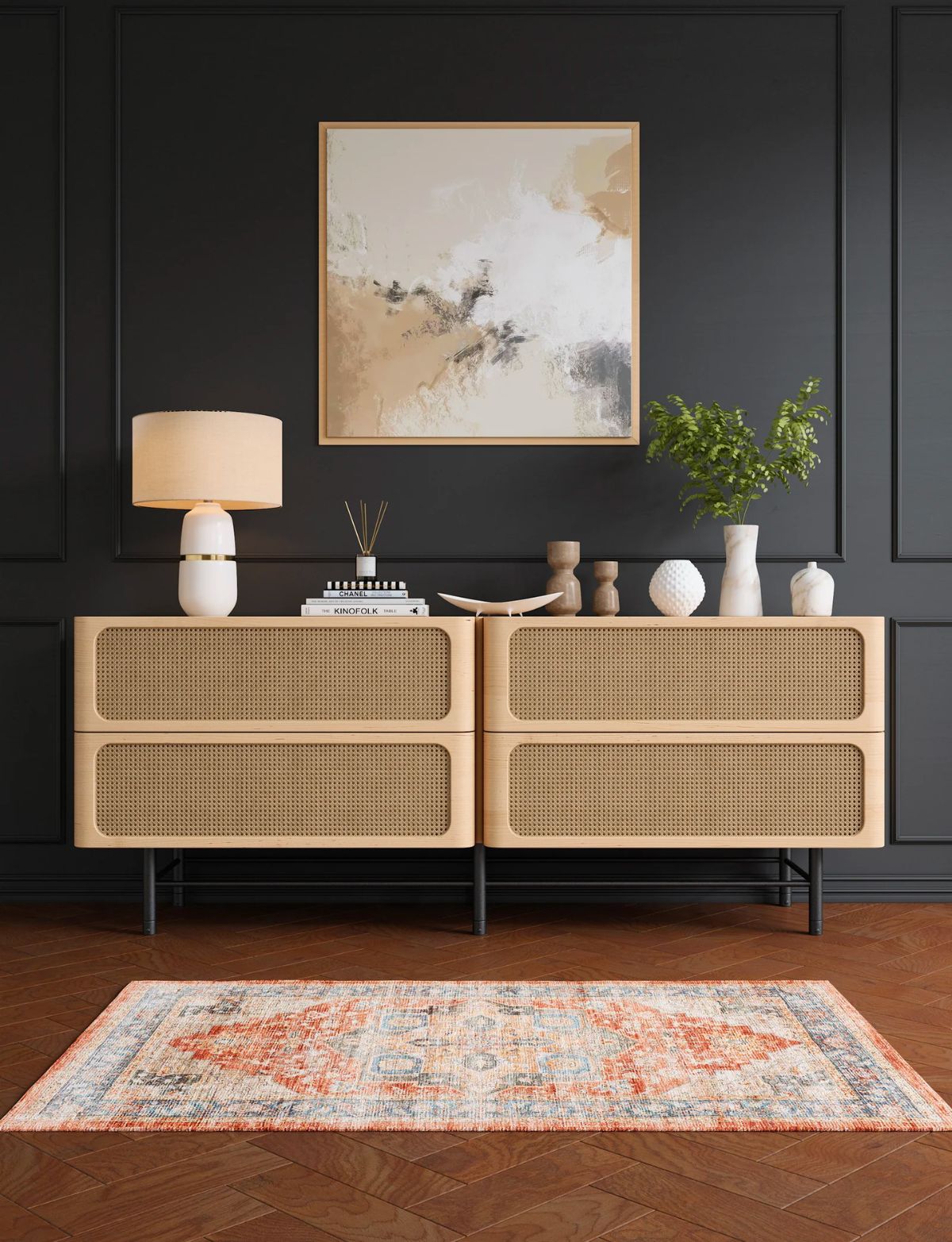 Rivka Terracota Ocean Rug 