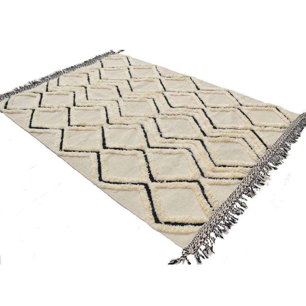 Amber Woven Wool 6X9 Rug 